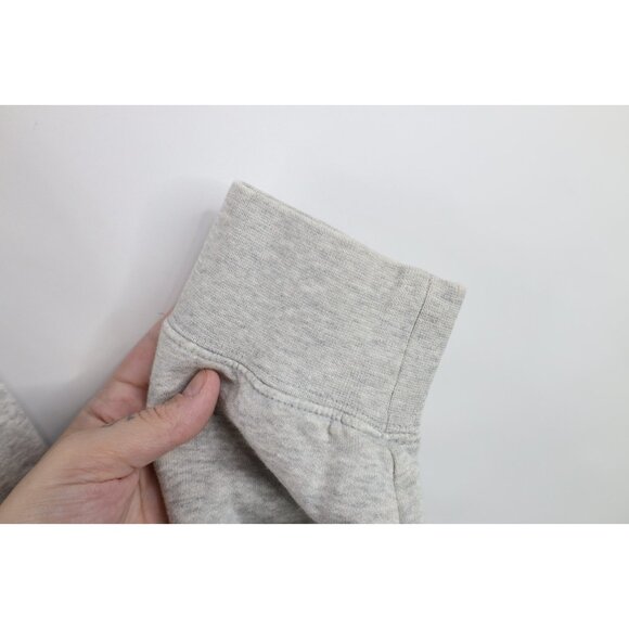 Vtg Y2K Nike Mens XL Travis Scott Mini Swoosh Crewneck Sweatshirt Heather Gray - Picture 8 of 13